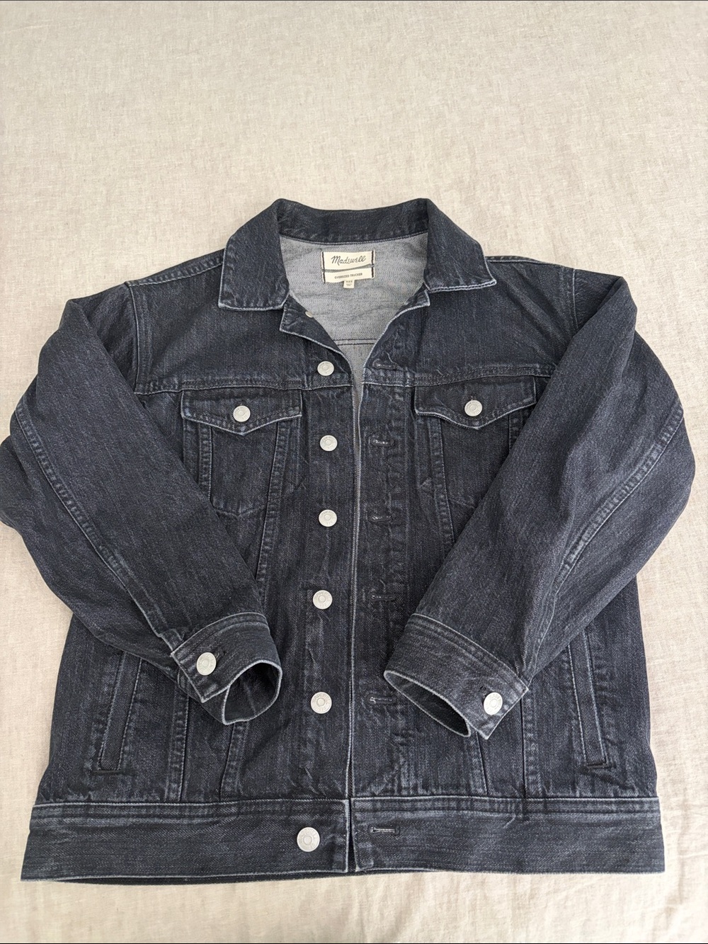 Madewell Women’s Washed Black Denim Jacket